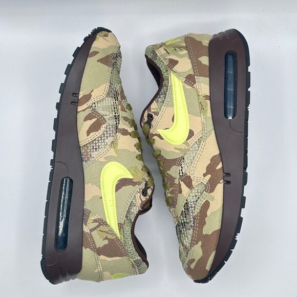Mens Nike  Air Max 1 '86 OG Shoes Camo Earth Oil Green FN8358-200 Multiple Sizes - Picture 7 of 12